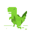 Google 3D T-rex Dinosaur game  Chrome Offline Dinosaur game