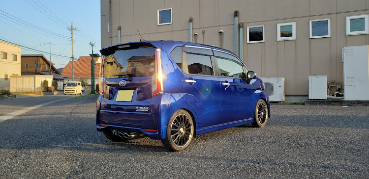 ステラのスバリスト・LA150s・ムーブカスタム・洗車・ホイール交換に関するカスタム事例の投稿画像2枚目