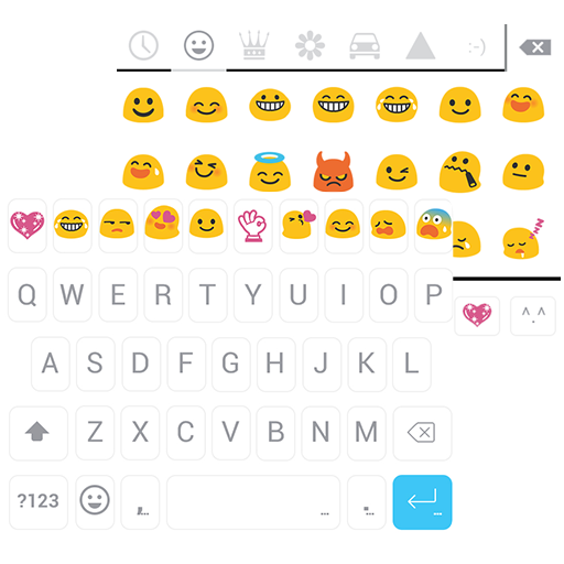 Concise White Emoji Keyboard 個人化 App LOGO-APP開箱王