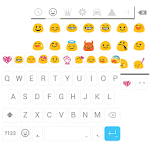 Concise White Emoji Keyboard Apk