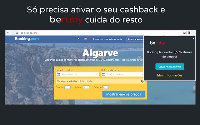 Cashback beruby Portugal