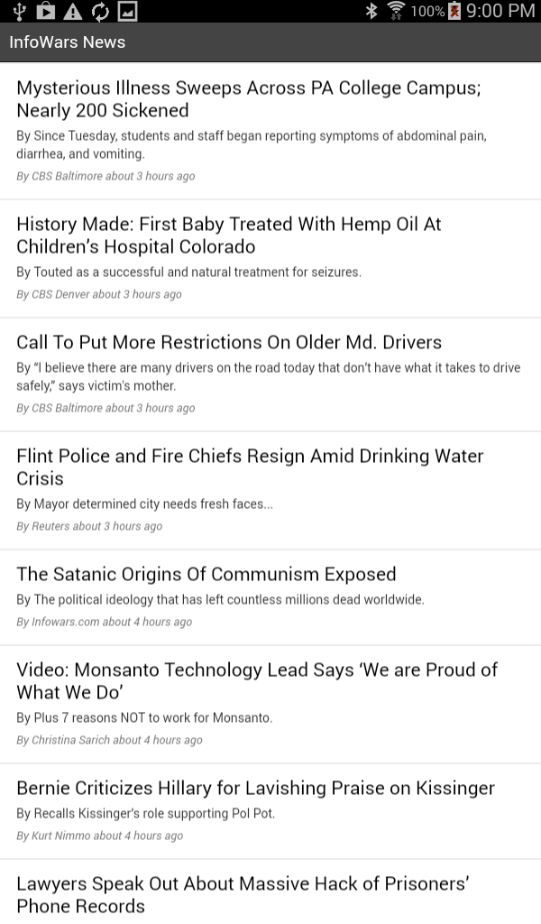 InfoWars Screen 3
