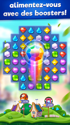 Télécharger Gratuit Bling Crush - Jewels & Gems Match 3 Puzzle Game APK MOD (Astuce) screenshots 3