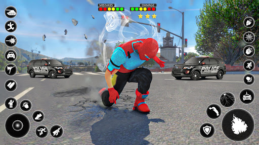 Screenshot Spider Vice Town Rope Hero Man