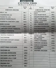 New Military Hotel menu 2