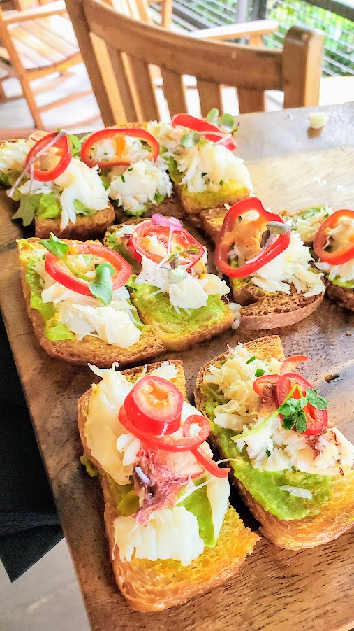 King Tide Fish and Shell, Passed appetizers at a private party