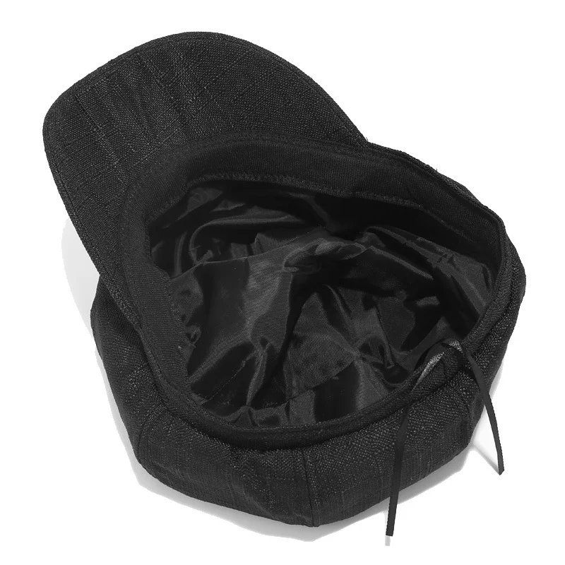 Title 2, Chapeau octogonal en coton et lin pour hommes e...
