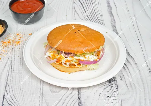 Tangy Achari Veg Burger