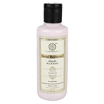 Khadi Natural Rose And Honey Moisturizer - 210 ml