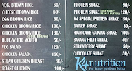 K 4 Nutrition Cafe menu 3