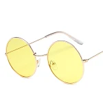 Gold frame yellow film