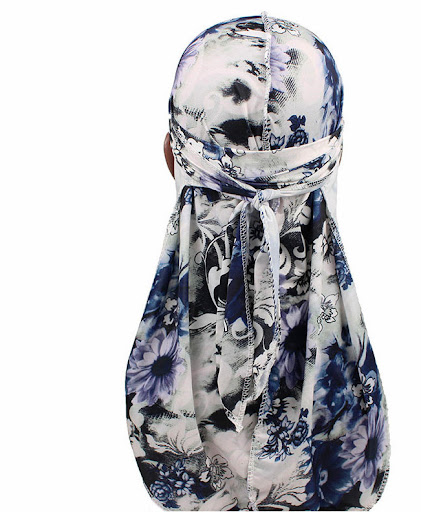 Title 8, High Elastic Print Long Tail Pirate Hat Men Wom...