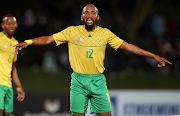 Bafana Bafana and Stellenbosch FC player Sibongiseni Mthethwa during the 2023 Cosafa Cup match against Eswatini at Princess Magogo Stadium, KwaMashu on July 11 2023.