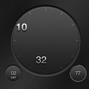 Analog Digital Clock grey UCCW Mod apk أحدث إصدار تنزيل مجاني