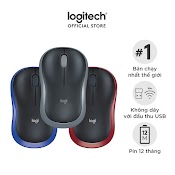 [Mã Ellogiwl9 Giảm 10% Đơn 500K] Chuột Không Dây Logitech M185 - Usb, Nhỏ Gọn, Thuận Cả 2 Tay, Phù Hợp Pc/Laptop