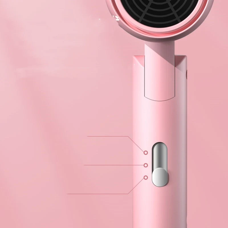 New Leafless Hollow Anion Hair Dryer for Home, Silent Operation, Advanced Hair Care Technology, Fast & Gentle Drying for