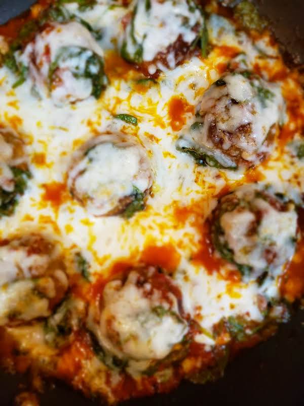 Meatballs with Spinach and Marinara image