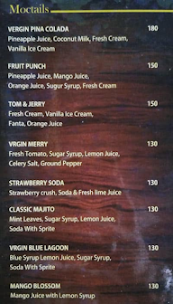 Ocean Grill Restaurant menu 1