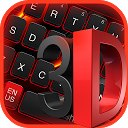 Descargar 3D Black Red Keyboard Instalar Más reciente APK descargador