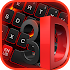 3D Black Red Keyboard10001003