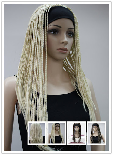 Title 7, Womens Wig African Dirty Braid Gradient Hip Ho...
