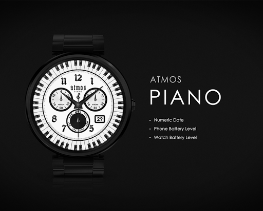 Piano watchface by Atmos