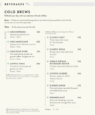 Blue Tokai Coffee Roasters menu 3