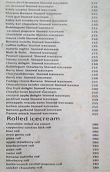 Lassi Resto Cafe menu 