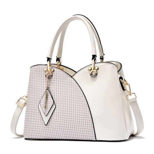 Title 4, Check Color Block Shoulder Messenger Bag. Styli...