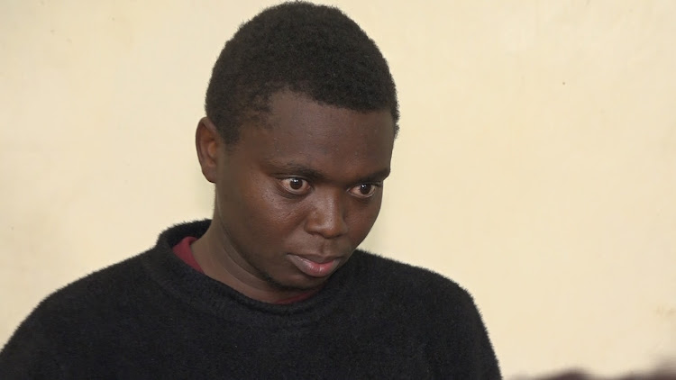 The suspect, David Kioko Wambua at Thika law courts on May 14, 2024