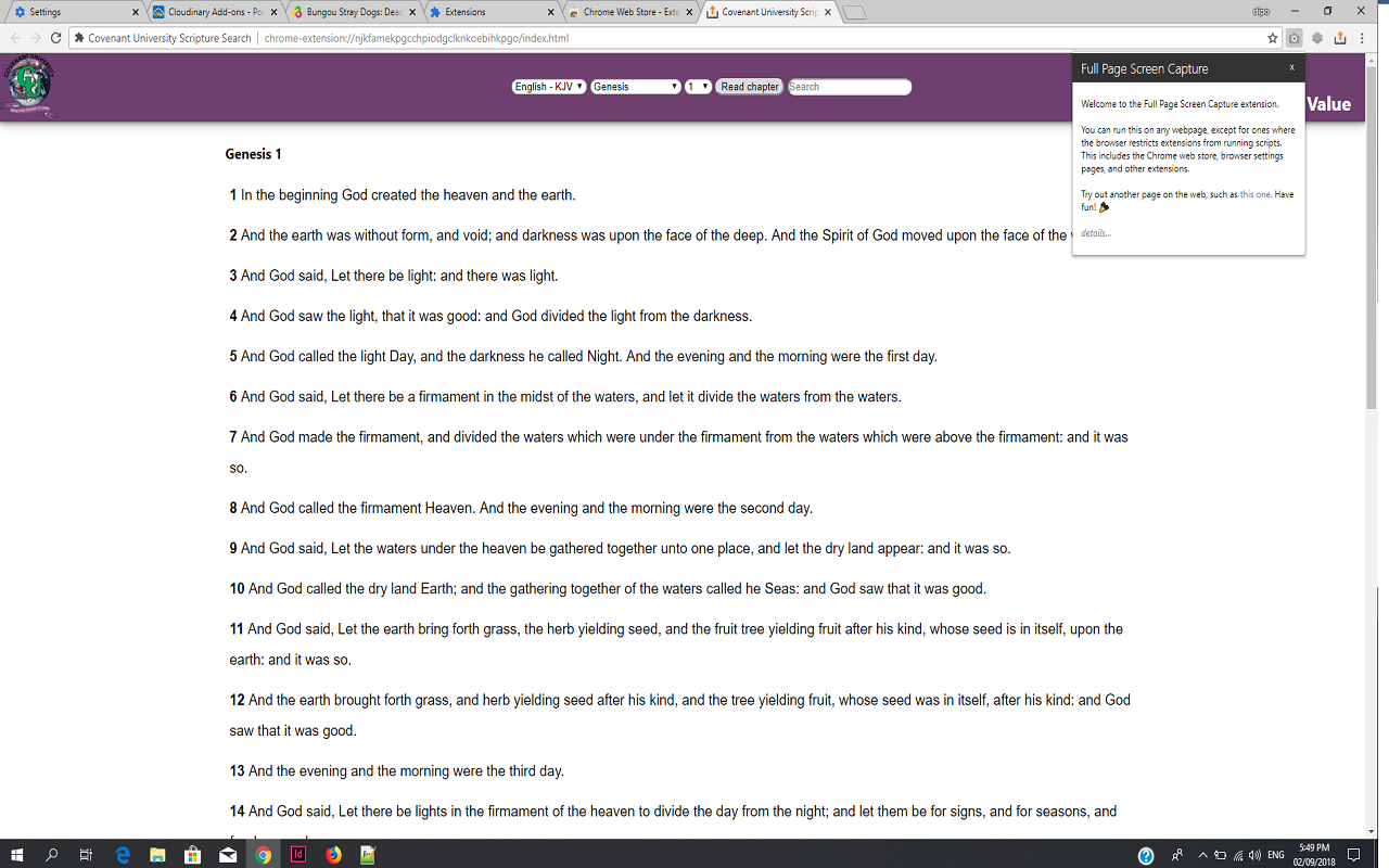 Covenant University Scripture Search Preview image 2