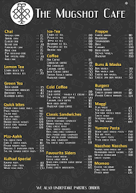 The Mugshot Cafe menu 2