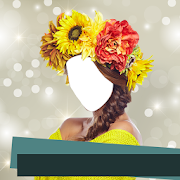 Flowers Hairstyle Photo Editor  Icon