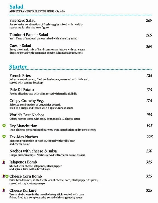 Coffee Culture menu 