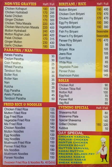 Impes Family Restaurant menu 