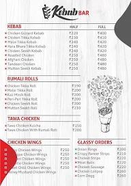 Kebab Bar menu 1