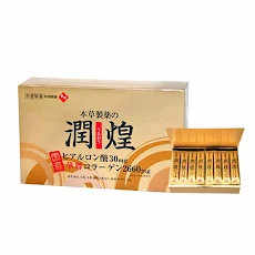 Collagen Hanamai Gold Premium sụn vi cá mập hộp 60 gói tốt cho xương khớp