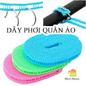 Dây Treo Quần Áo, Dây Phơi Đồ, Quần Áo Thông Minh Đa Năng Dài 5M