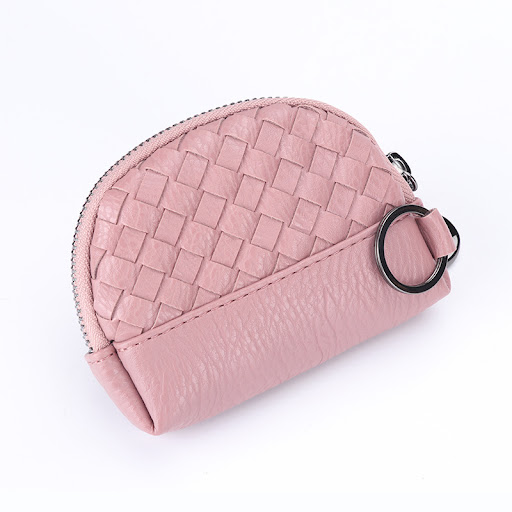Title 10, Handwoven Womens Wallet with Minimalist Leathe...