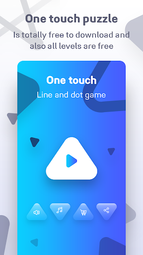 Screenshot One touch - Line and dot game