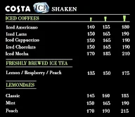 Costa Coffee menu 2