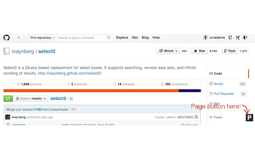 Github page switcher Preview 2