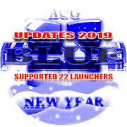 New Year Blue Theme by ACGroup 7.0 Icon