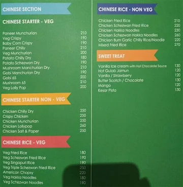 Sanket's Barbeque Delight menu 