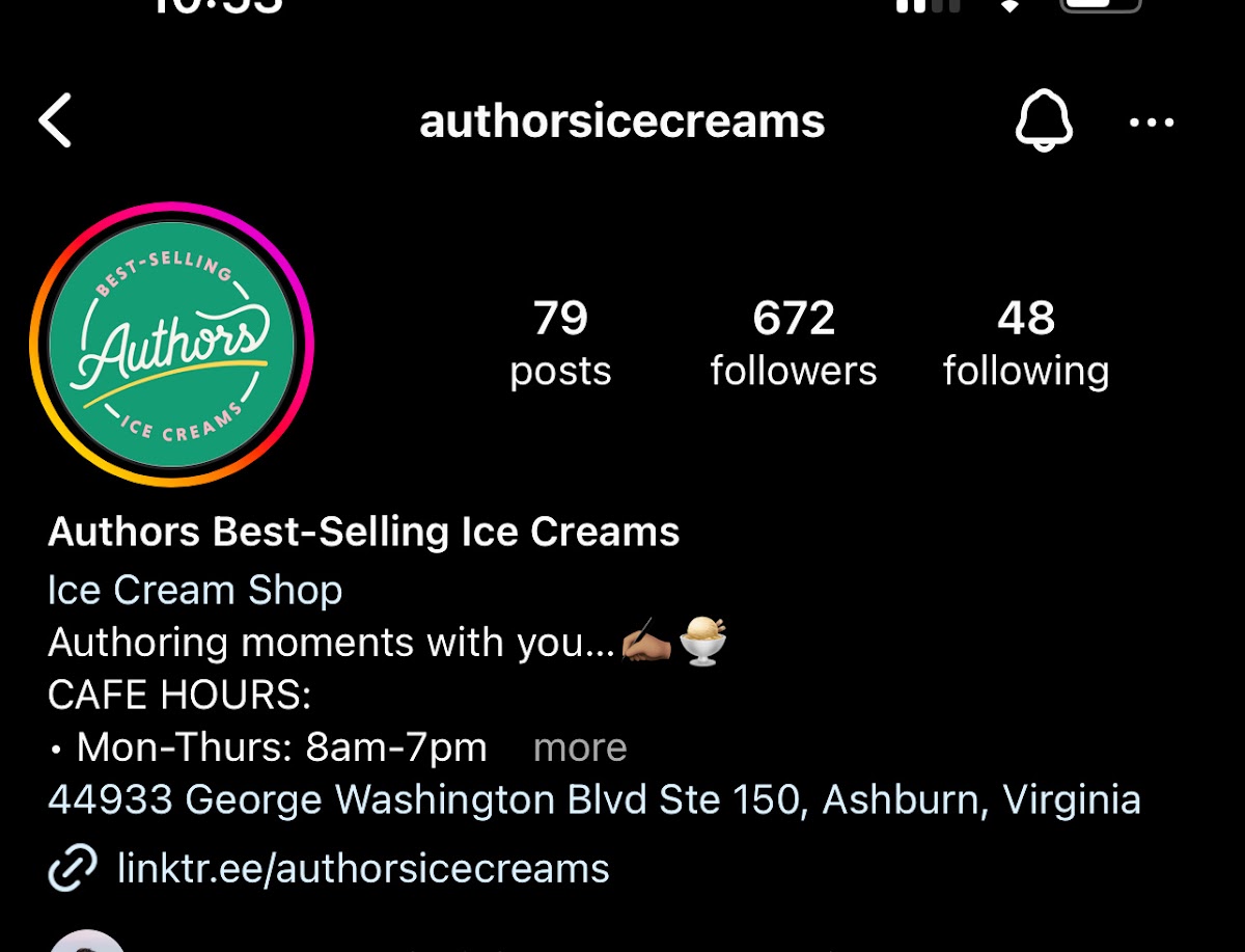 Gluten-Free at Authors Best-Selling Ice Creams