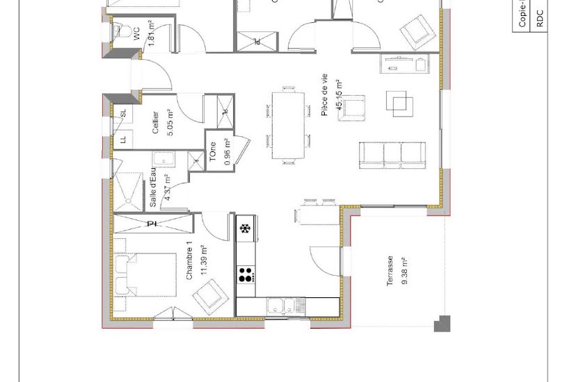  Vente Terrain + Maison - Terrain : 502m² - Maison : 98m² à Parentis-en-Born (40160) 