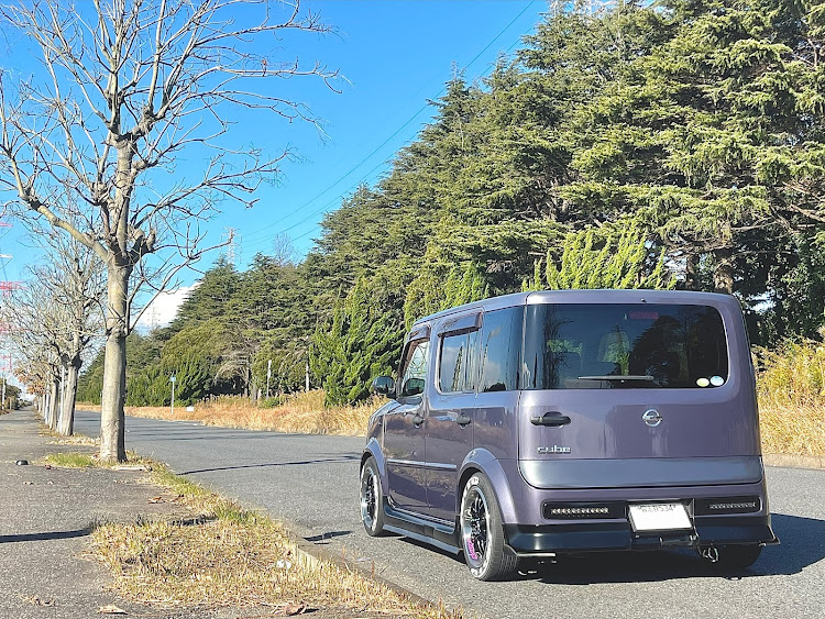 キューブの日産キューブ・キューブ Z11・ホワイトレター・今年1年ありがとうございました・来年もよろしくお願いしますに関するカスタム事例の投稿画像1枚目