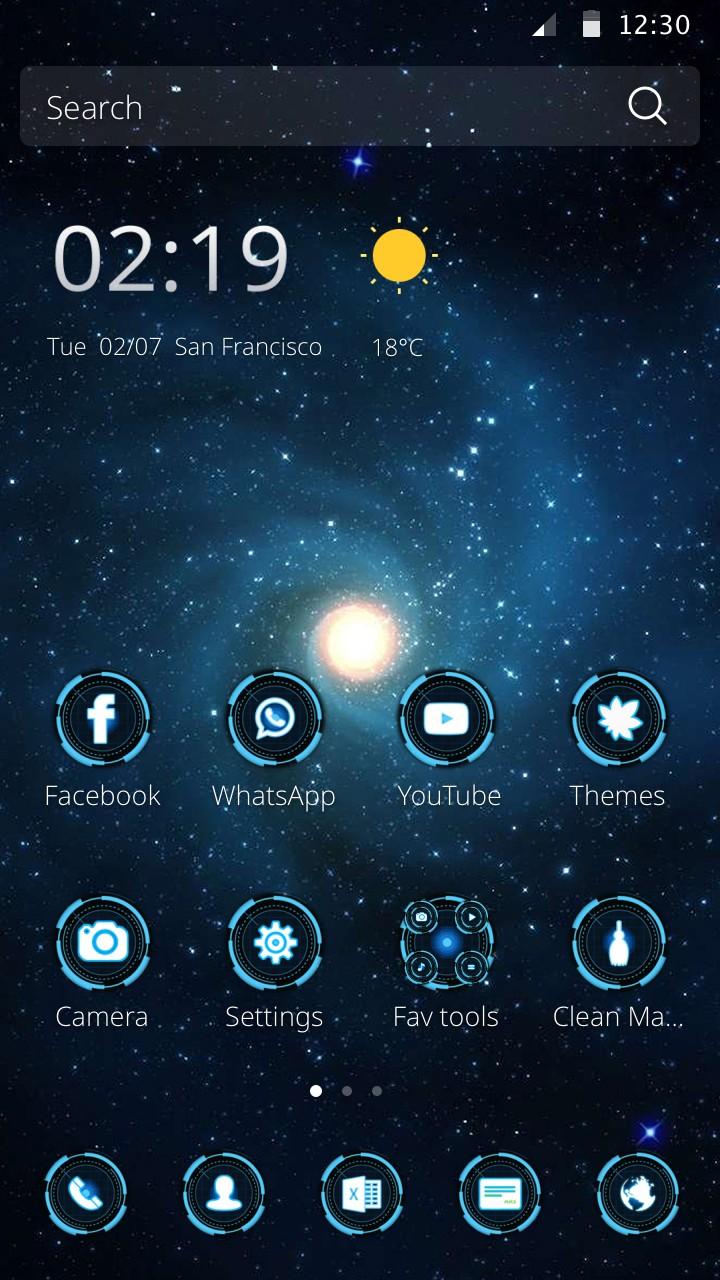 Cool Technology Theme Screen 2
