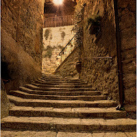 Flight of ancient steps di 