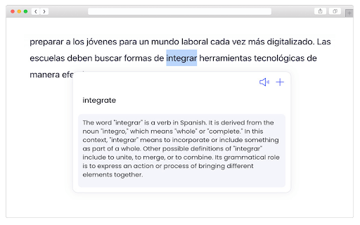 InContexto: Learn a Language While You Browse